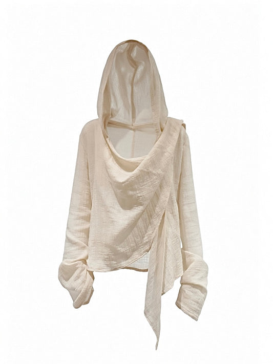 Halo Ivory Drape Top